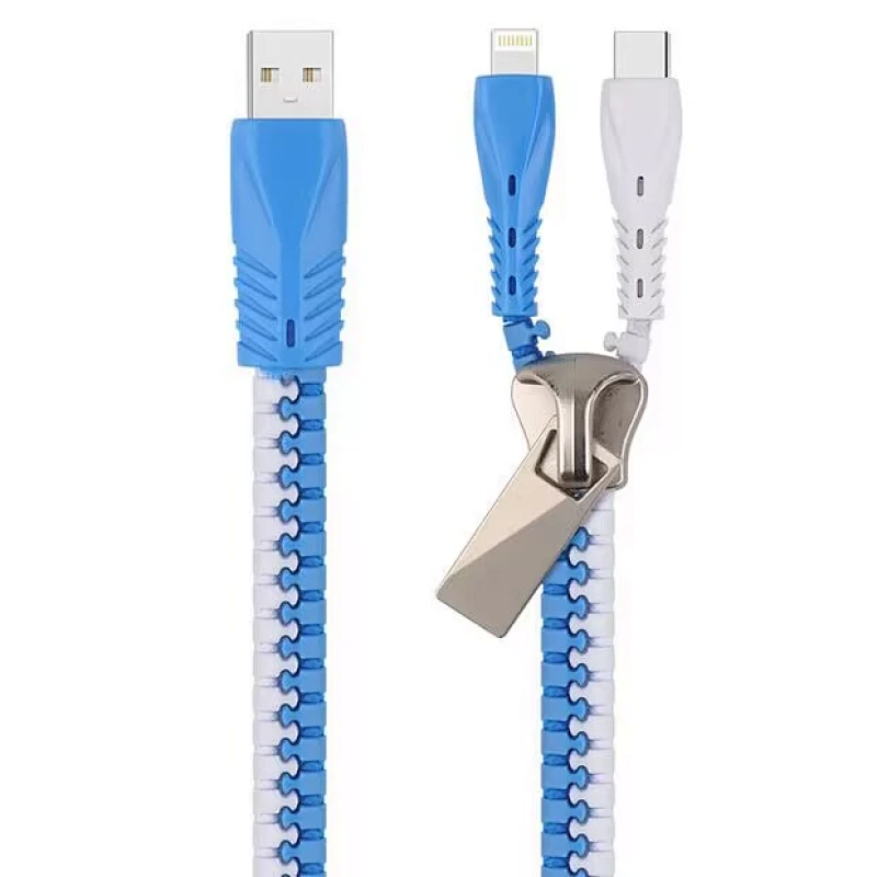 2 in 1 zipper cable