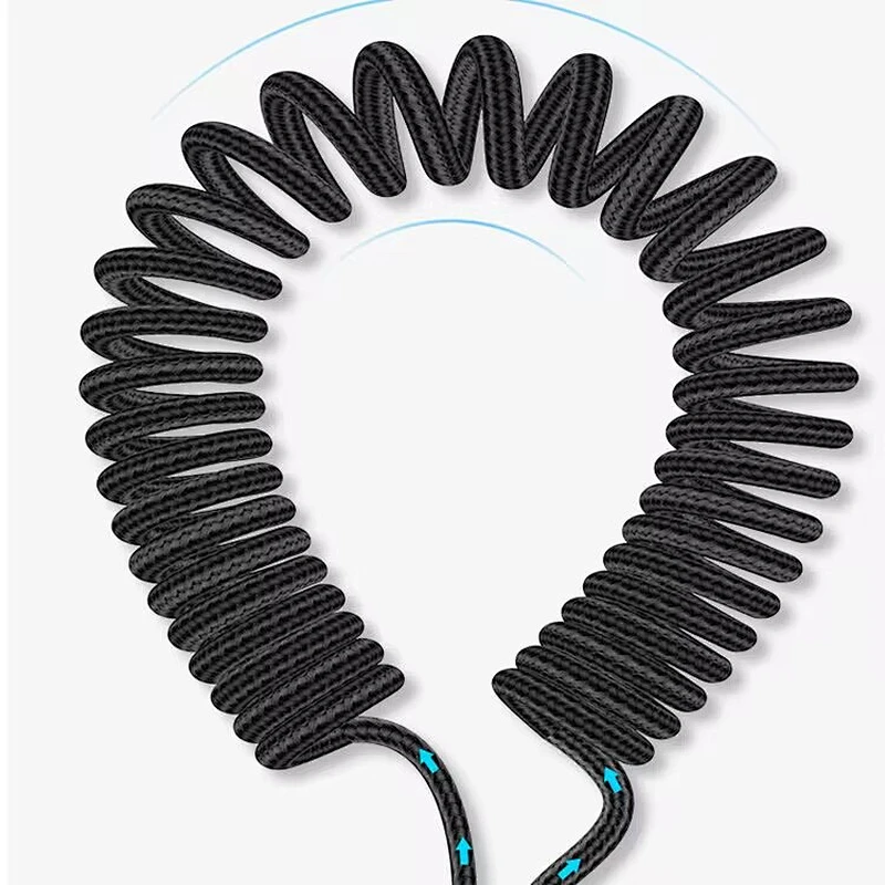 Spiral Curly usb cable