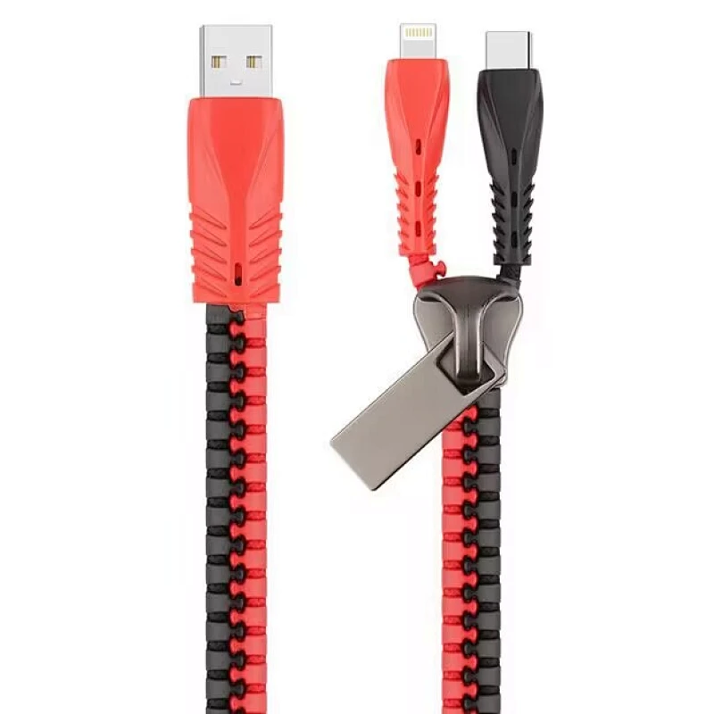 2 in 1 zipper cable