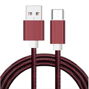 PU leather type c cable