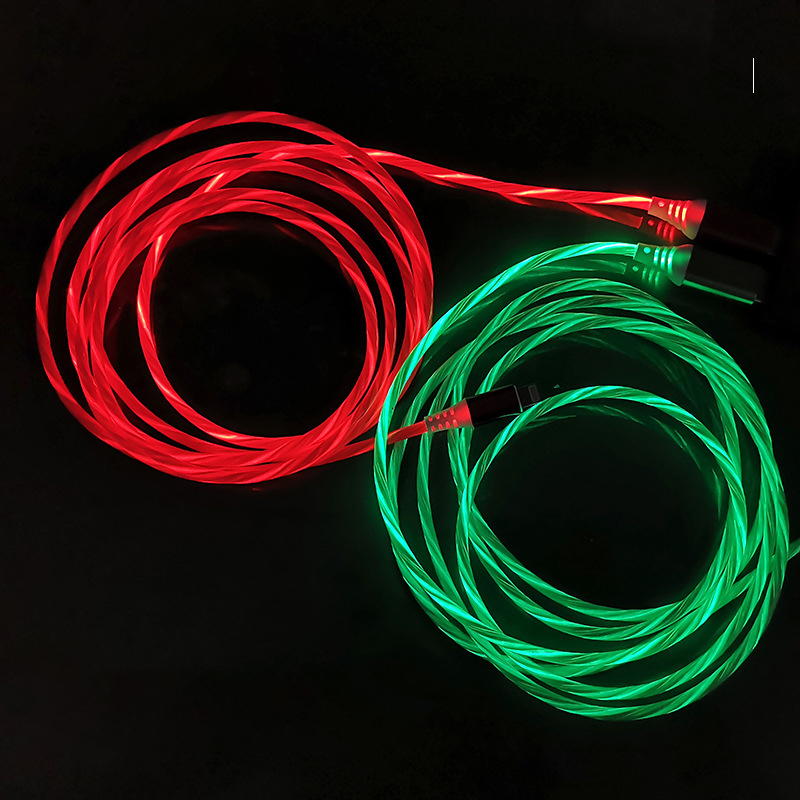 flowing data cable lights