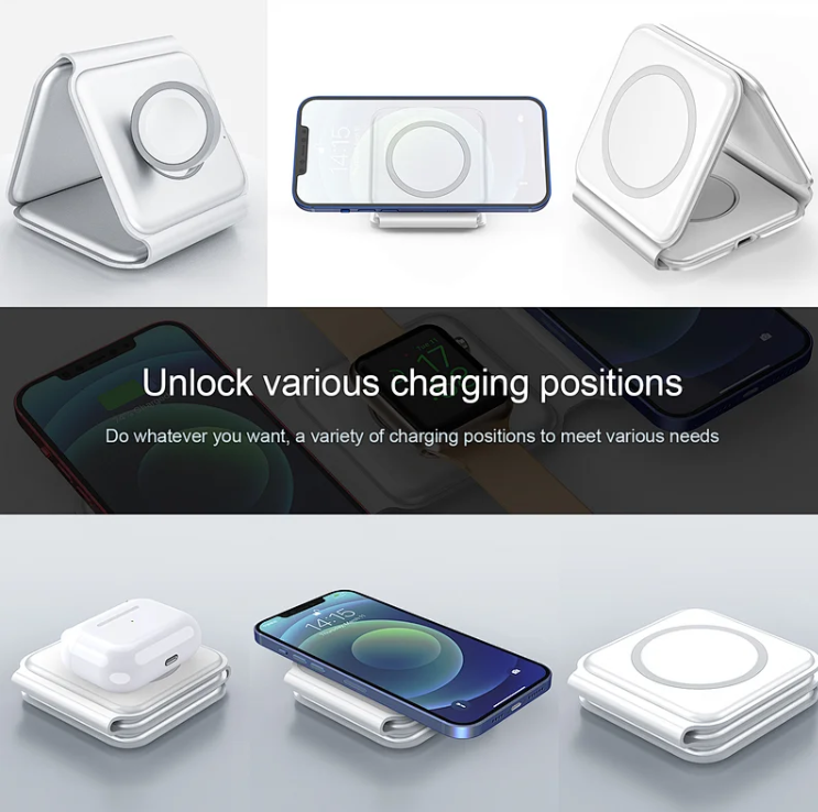 3 in 1 apple charging station magsafe