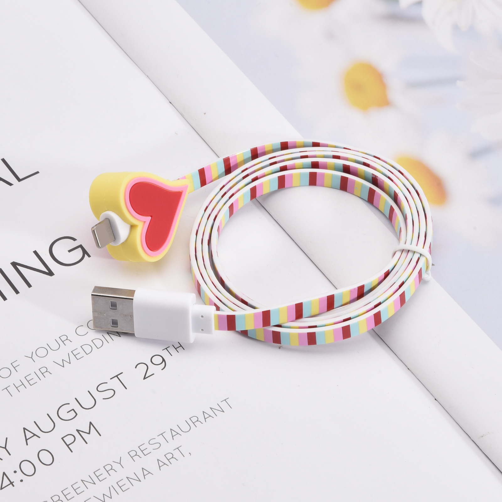 cartoon phone cable