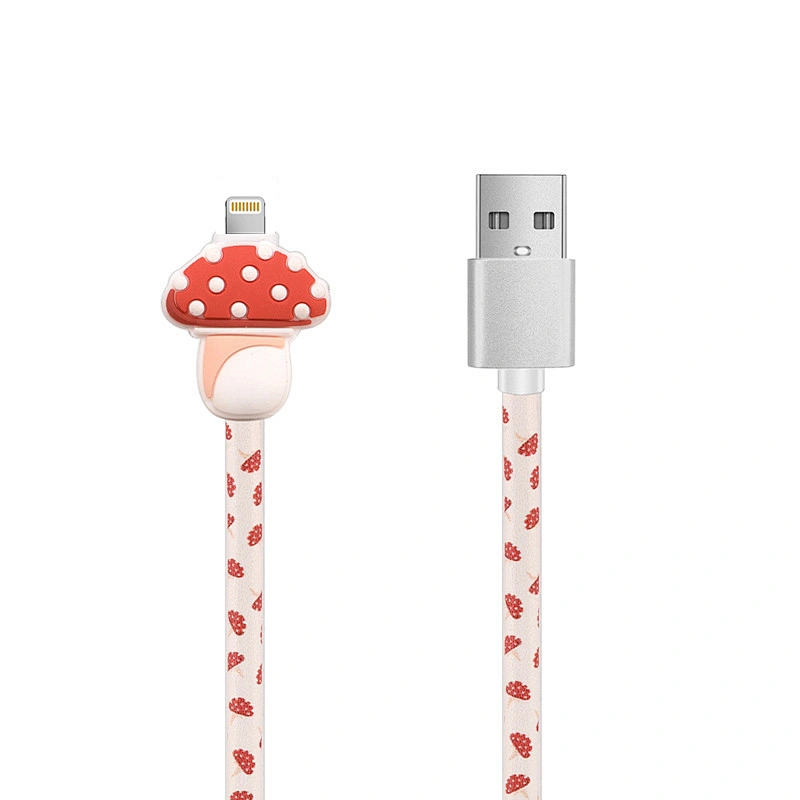 cartoon pu lightning cable
