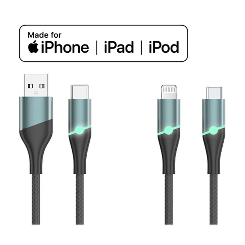 indicator c to lightning cable