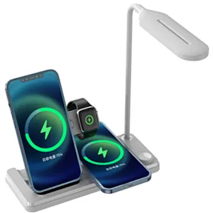 bedside lamp with wireless charger
