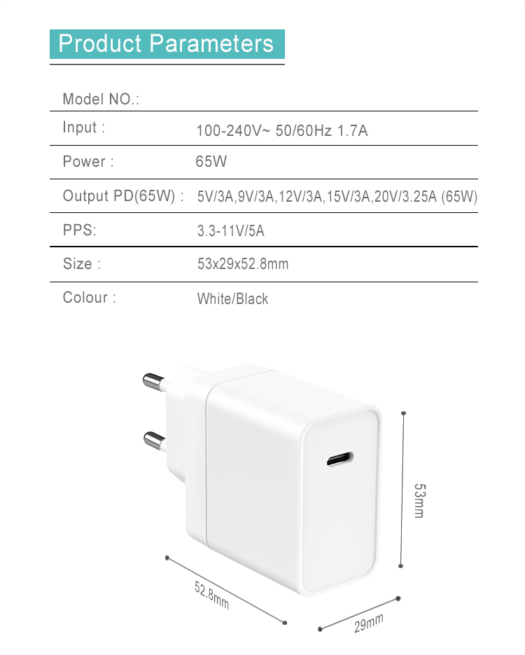 65w pps charger