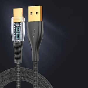 Transparent case PD100w nylon braided cable