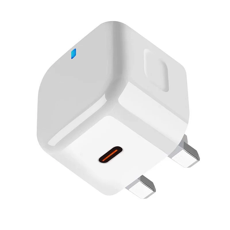 Amazon new product single usb c port PD20W wall charger with uk plug