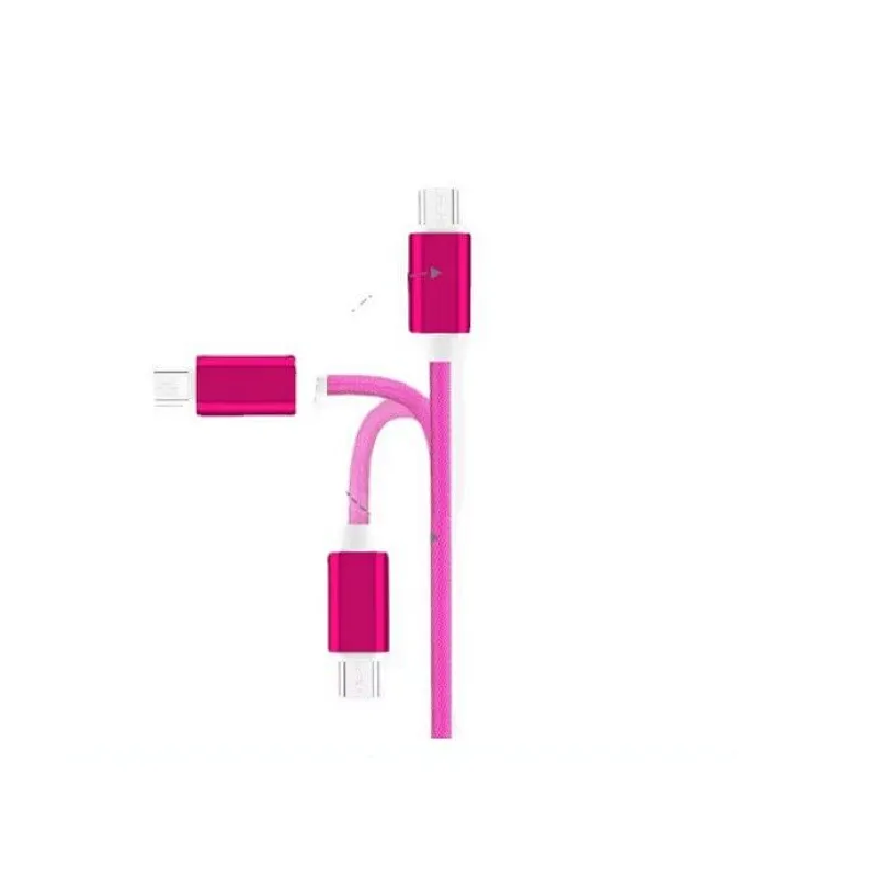 Color fabric braided cable