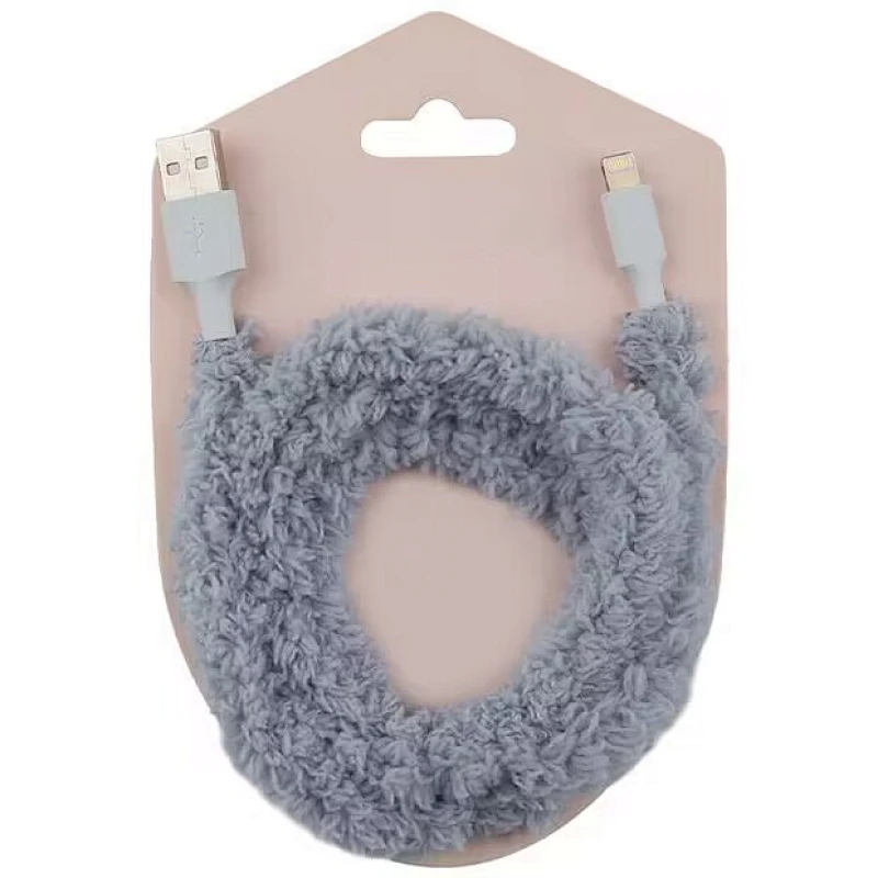 plush braided protection cable