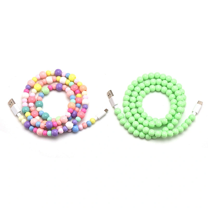 beads charging data cable