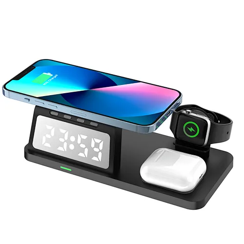wireless charger alarm clock