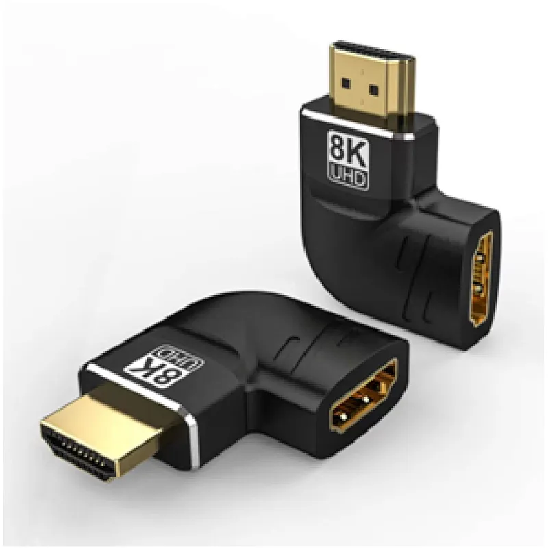 hdmi 2.1 8k cable female to female 90°