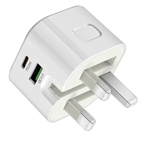 Folding PD20W wall Charger A+C Fast Charging Charger uk charger for Apple Iphone13