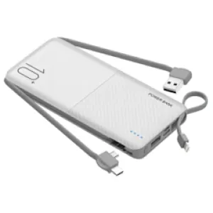 10000mAh 20000mAh power bank built-in 3 in 1 cables