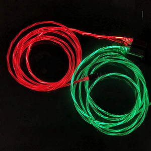 glowing usb cable lighting