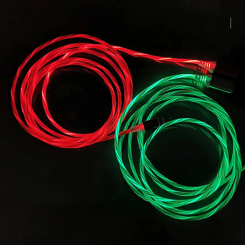 glowing usb cable lighting