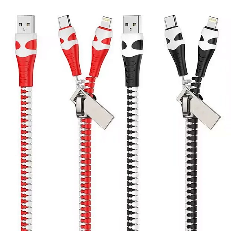2 in 1 zipper cable
