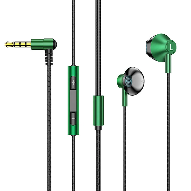 l shape earphones