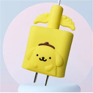 Cute silicone charger protective case