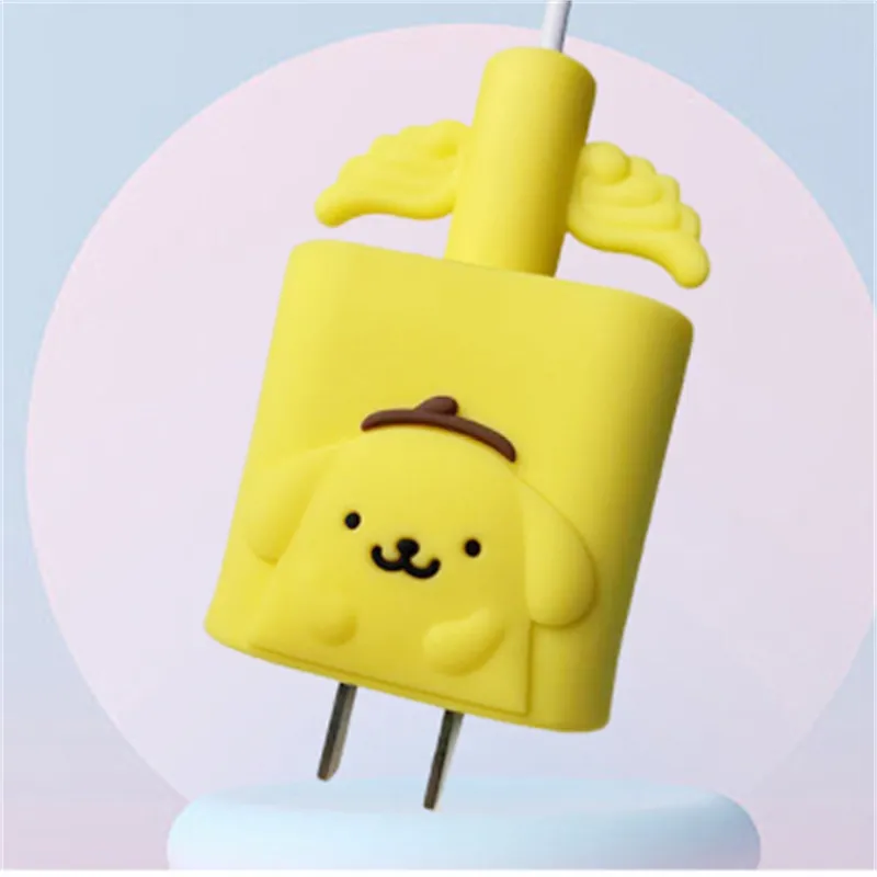 Cute silicone charger protective case