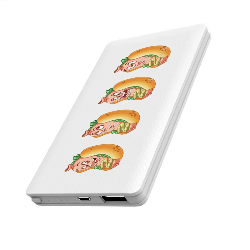 custom pattern power bank thin 4000mah power bank