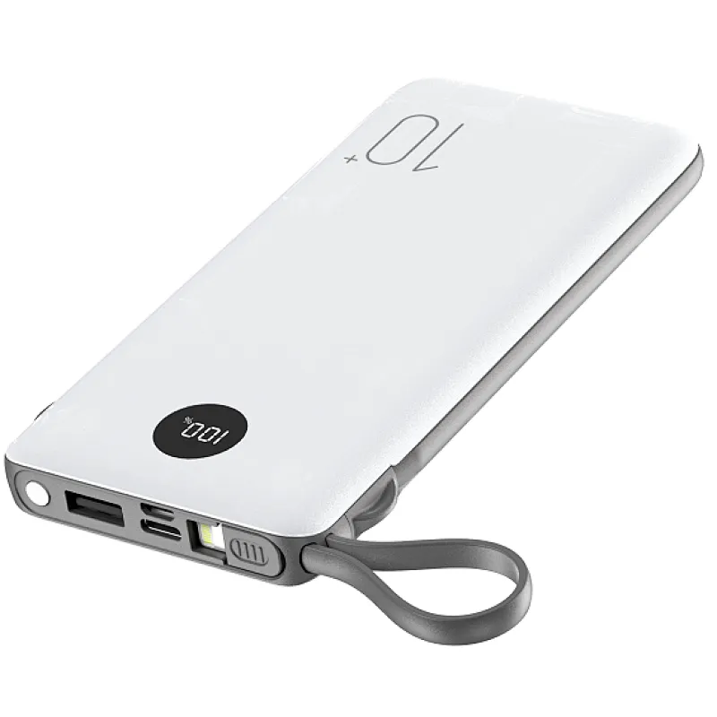 10000mAh 20000mAh power bank built-in 3 in 1 cables