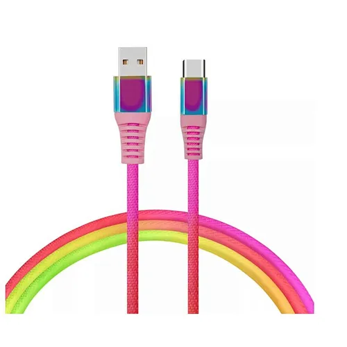Color fabric braided cable