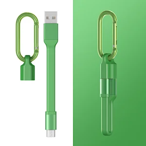 Portable key chain data cable