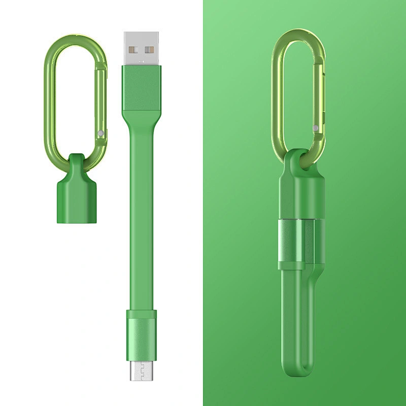 Portable key chain data cable
