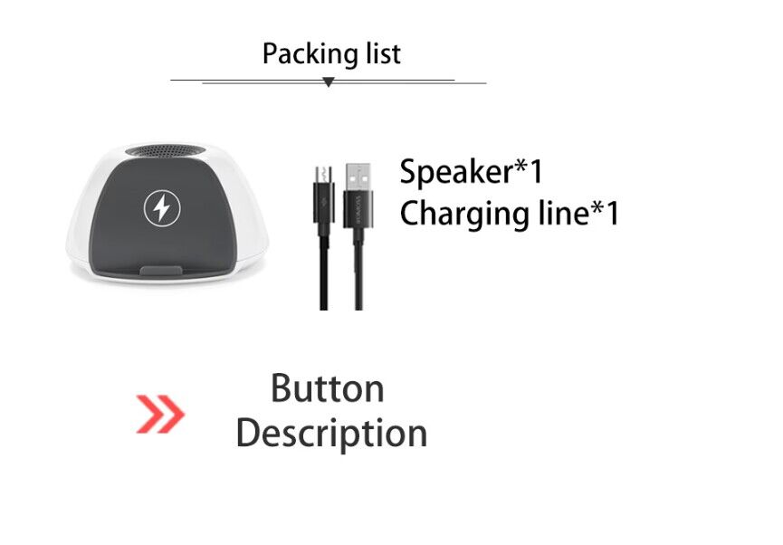 wireless charger speaker
