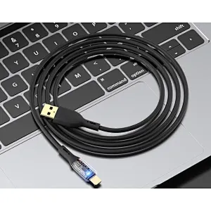 transparent case light cable