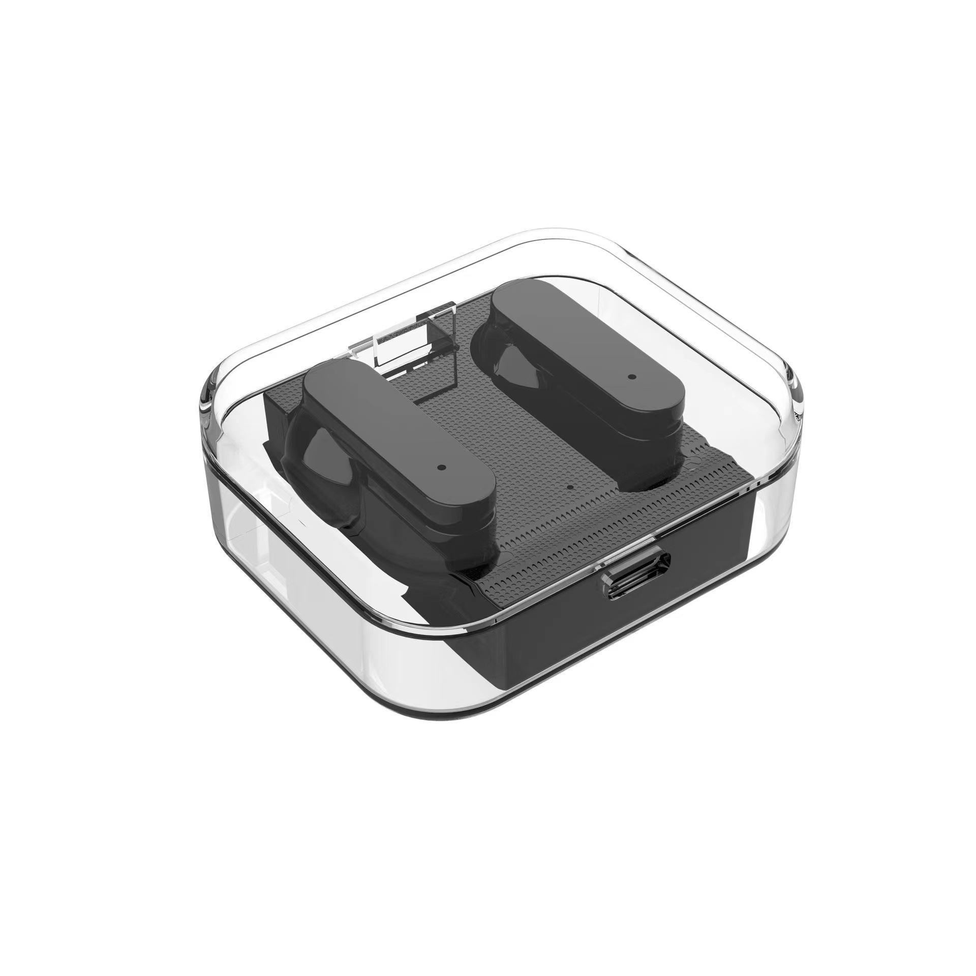 transparent tws square Wireless Earphone