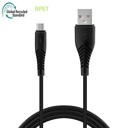 RPET recyclable plastic 3 in 1 cable