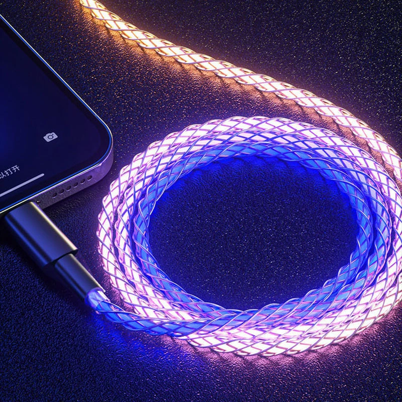 RGB Glowing Charging Cable