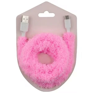 plush braided protection cable