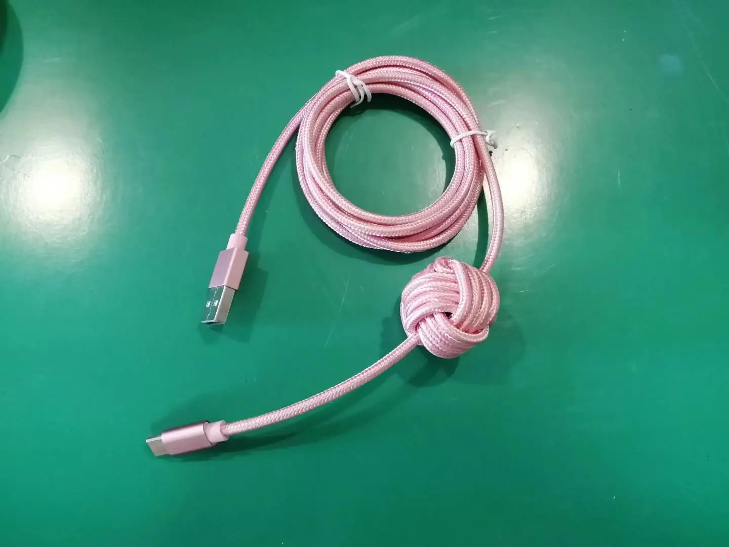 knotted phone cable