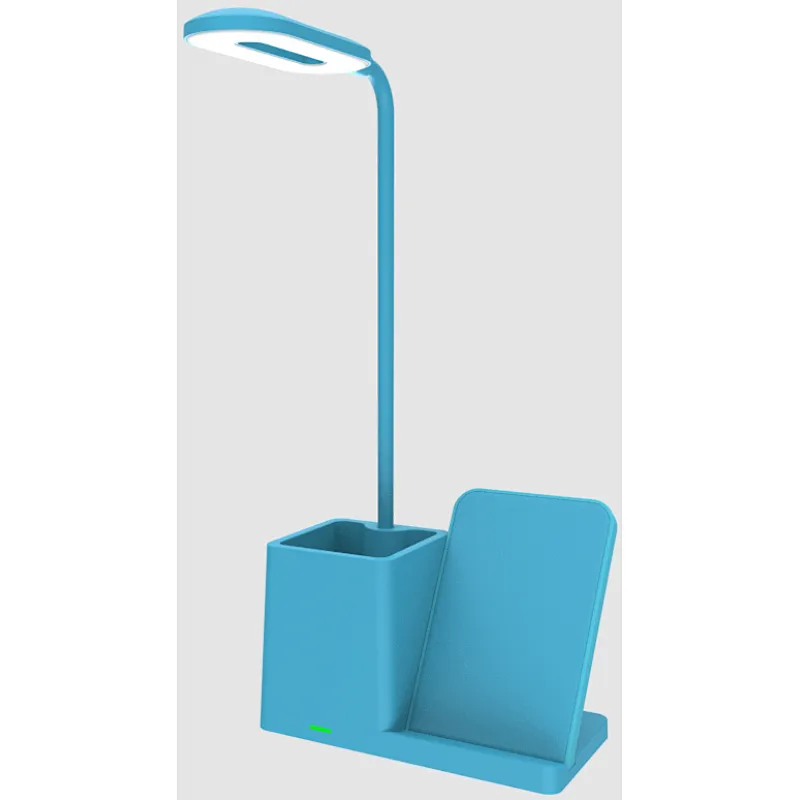 bedside lamp with wireless charger
