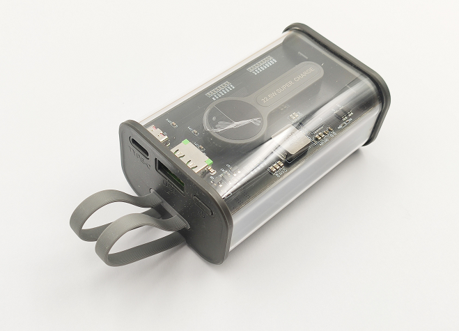 transparent power bank 10000mah