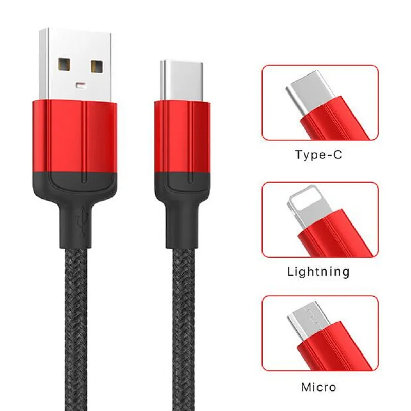 New nylon braided aluminum shell cable