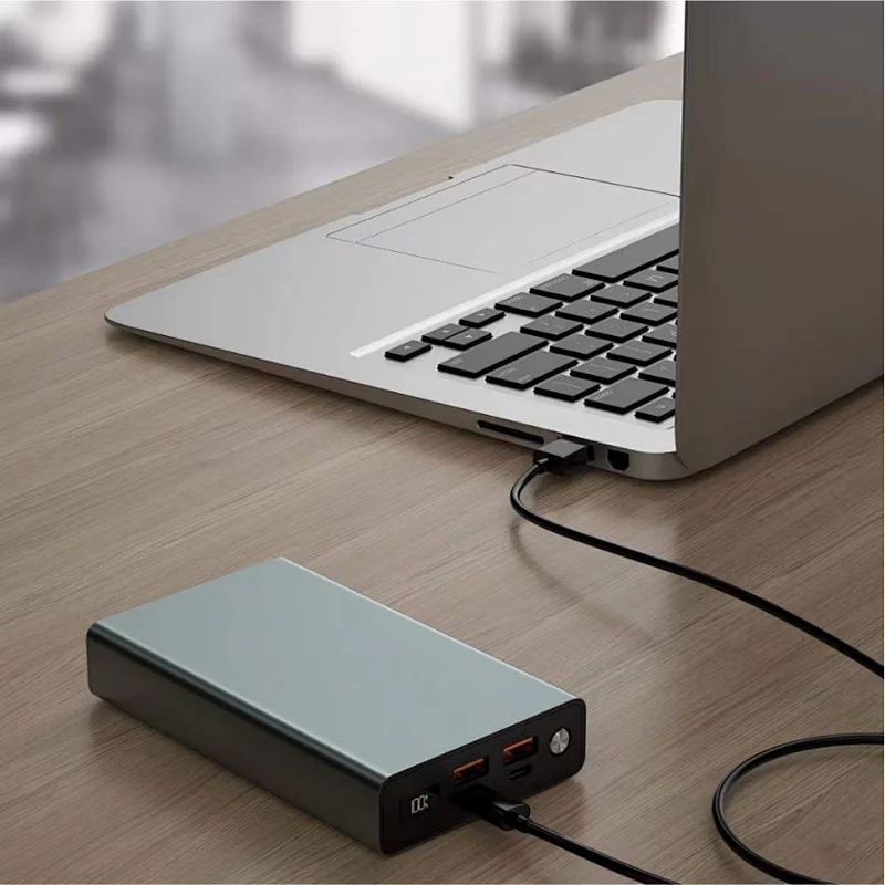 High Quality digital led display 20000mah Power Bank PD100W PD65W for Notebook