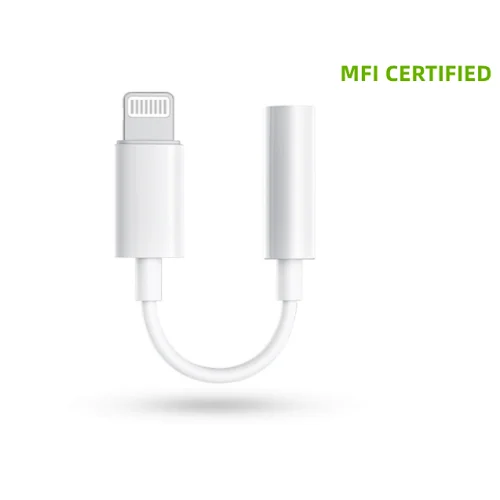 Nylon Braided +Aluminum Shell MFI certified Audio video adapter Cable