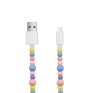 beads charging data cable