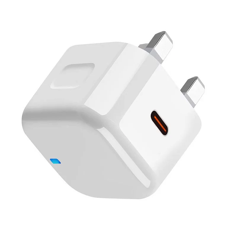 Amazon new product single usb c port PD20W wall charger with uk plug