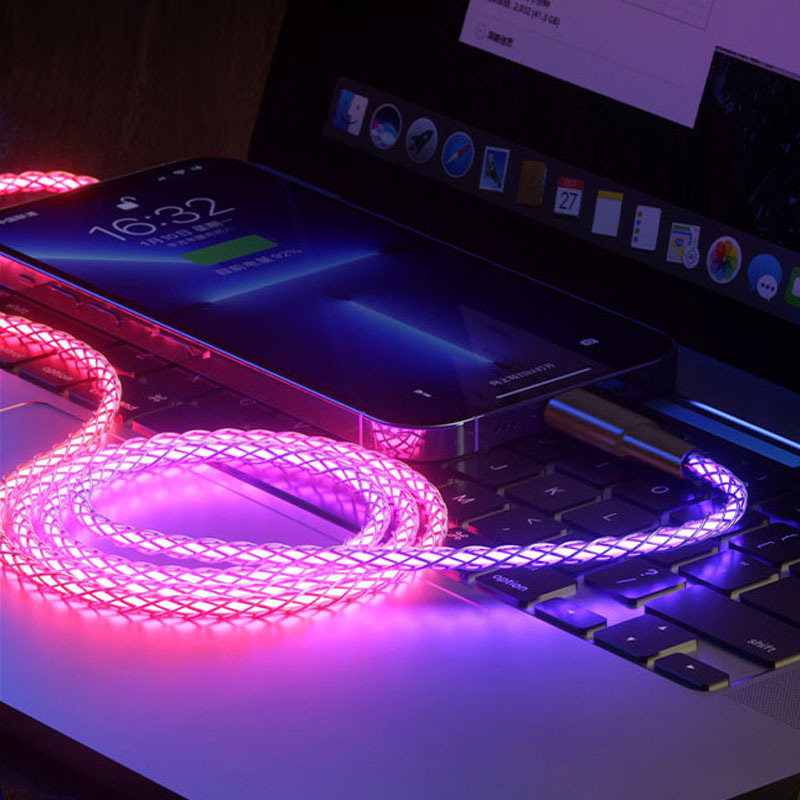 RGB Glowing Charging Cable
