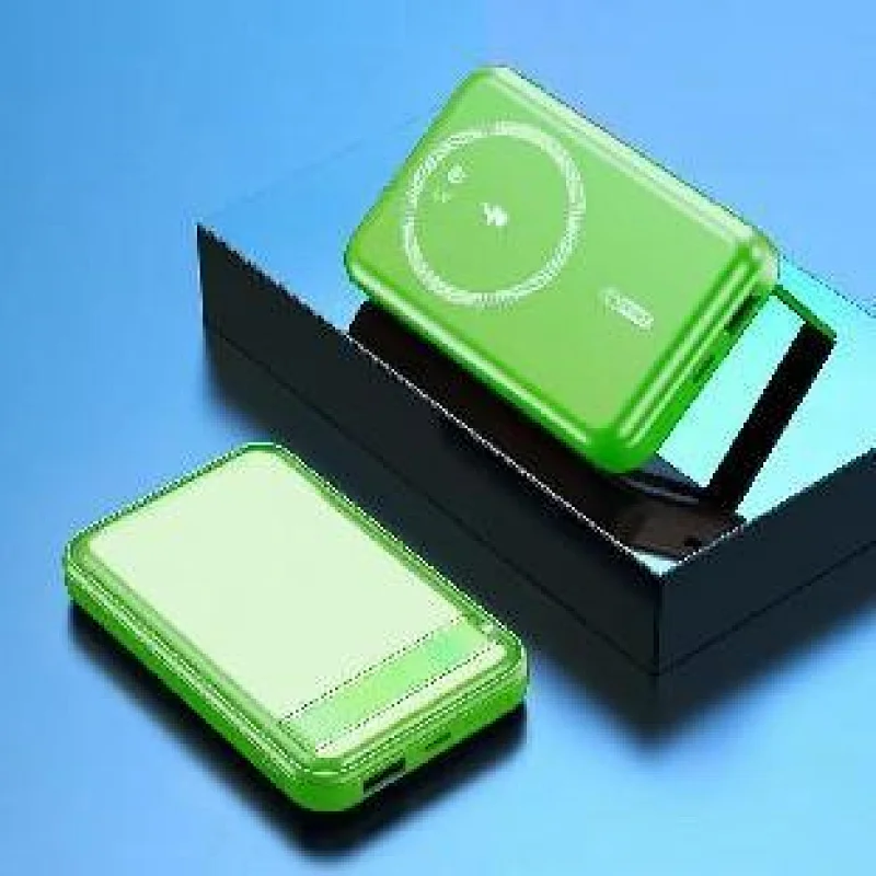 3 in 1 magnetic 10000mAh Power Bank with Wireless Charging phone stand