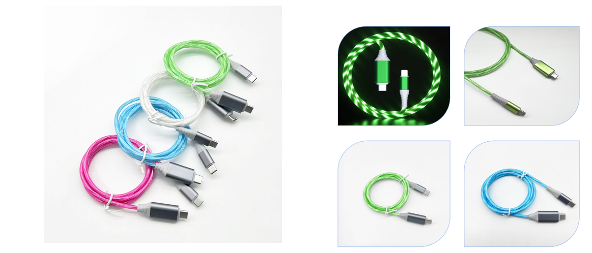 flowing data cable lights