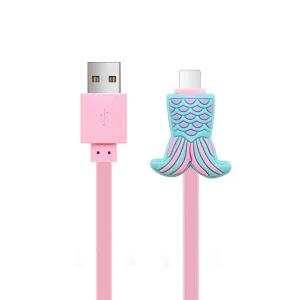 cartoon pvc data cable