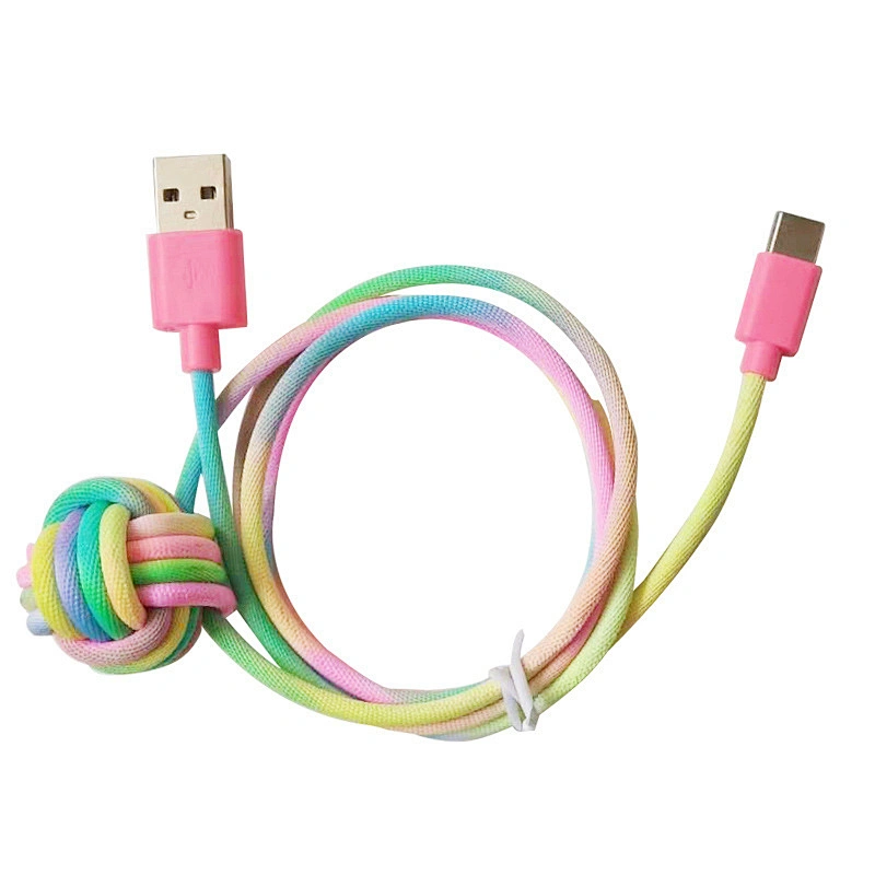 Nylon braided cable A-C